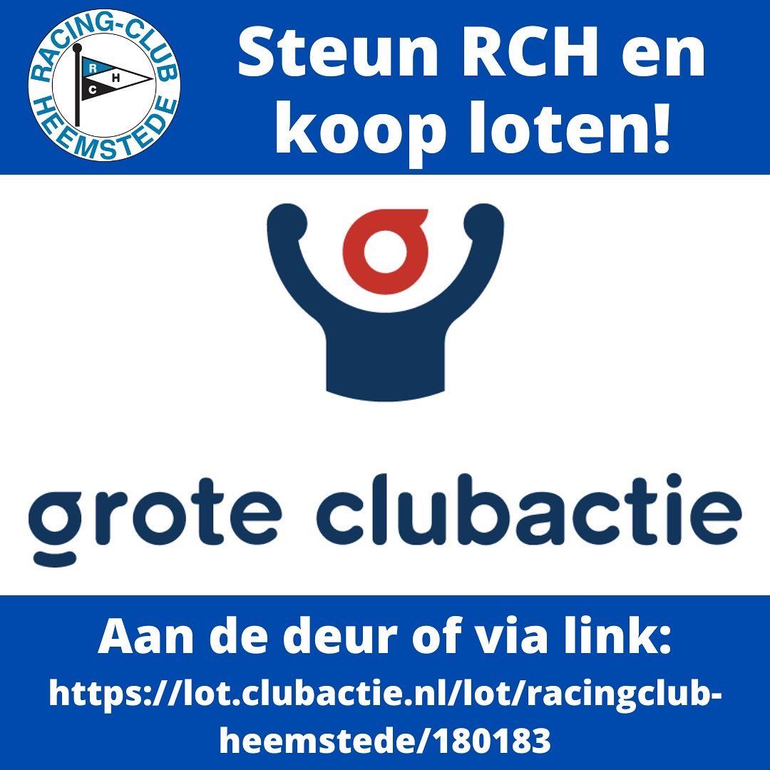 RCH doet mee aan de Grote Clubactie! Nu kopen - RCH voetbalclub Heemstede